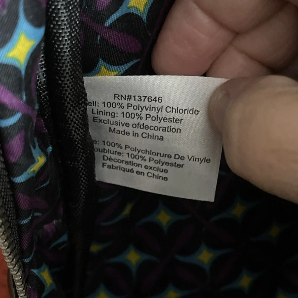 NWT CXL by Christian Lacroix Pine Caviar Backpack‎ Black Zip , Travel, School